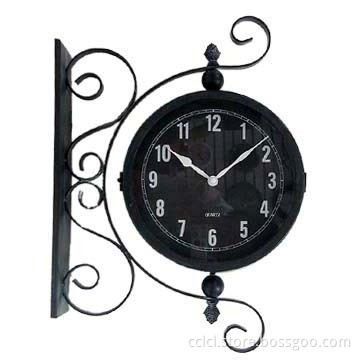9&quot; Metal Double Wall Clock
